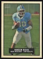 2009 Topps Magic Hakeem Nicks RC #181 North Carolina Tar Heels
