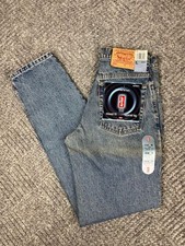 Vintage Levis 550 Jeans Womens Size 9 Blue Denim Relaxed Fit Tapered NWT