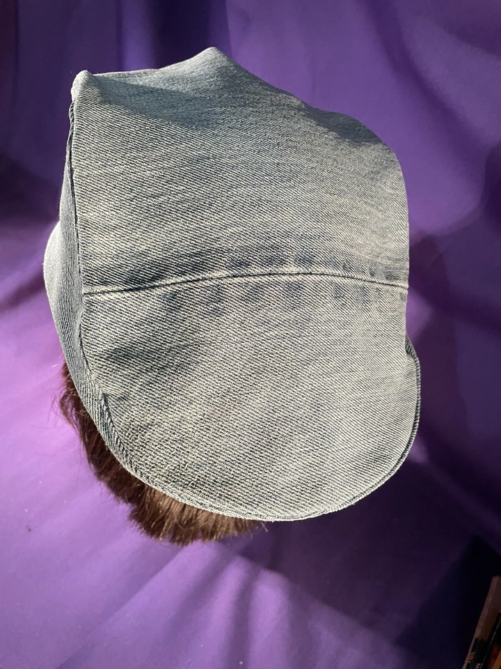 Gorra de conducción talla 7 1/4 o M reciclada Levis azul claro Foto 3 de 4