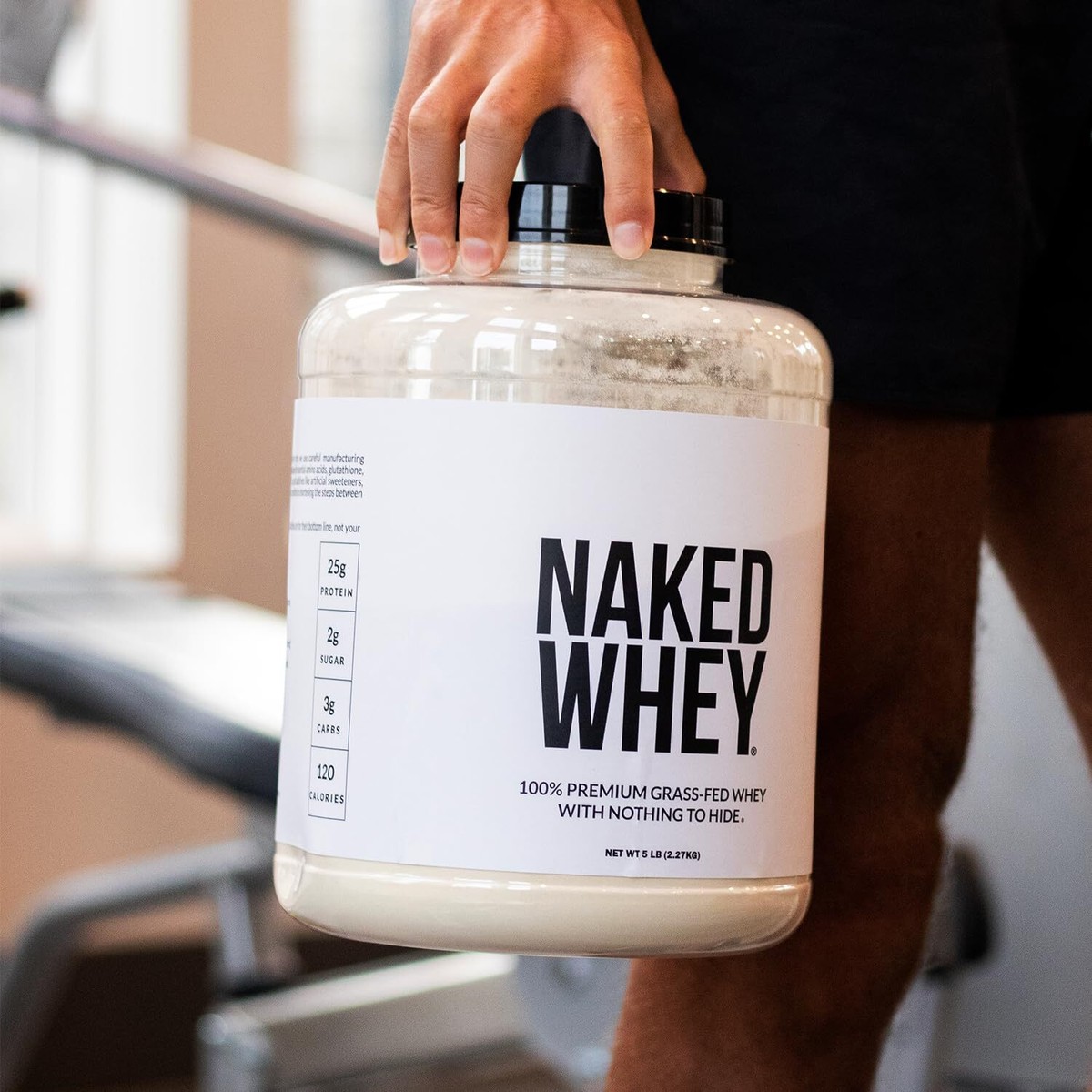 undenatured whey protein glutathione 5LB 100% Grass Fed Unflavored Whey Protein Powder Only 1 Ingredient,  Undenatured
