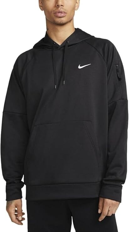 Мужской пуловер Nike Therma-FIT с капюшоном для фитнеса черный DQ4834 10990₽