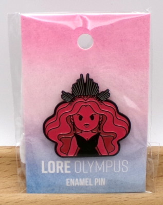 2021 LORE OLYMPUS CHIBI QUEEN PERSEPHONE ENAMEL PIN NEW CONDITION