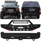 Vijay For 1984-2001 Cherokee XJ New Front or Rear Bumper with LED Lights