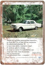 Vintage 1964 Ford 200 Ad Retro Look Metal Sign A7379