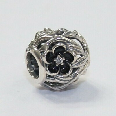 New Authentic Pandora Charm Mystic Floral 791409CZ Bead
