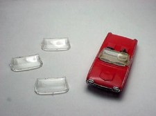 T JET 1963 T-BIRD WINDSHIELD. PLASTIC INJECTION MOLDED.