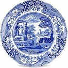 Spode Blue Italian set of 8 Salad  plates -----5606-----