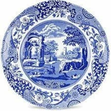 Spode Blue Italian set of 8 Salad  plates -----5606-----