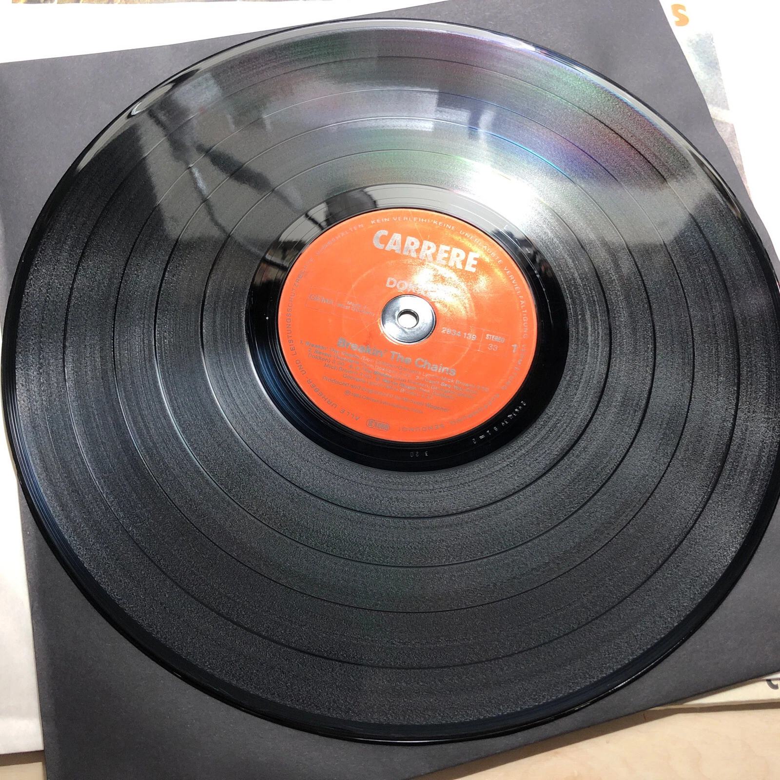 Dokken – Breakin' The Chains EXCELLENT+ Vinyl LP 1981 Carrere 2934 139 - Picture 5 of 6