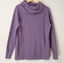 L.L. Bean Purple Cowl Neck Sweatshirt Women's L REG H66-14