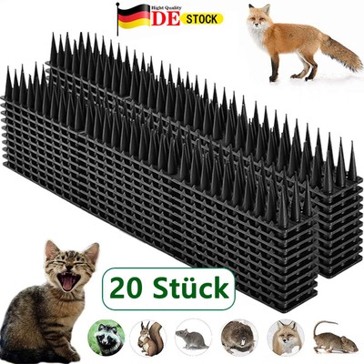 20 Stk Vogelabwehr Kunststoff Taubenabwehr Spikes Bird Taubenspikes Vogelschutz