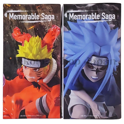 Naruto Shippuden Memorable Saga Naruto Sasuke Anime Figure Set