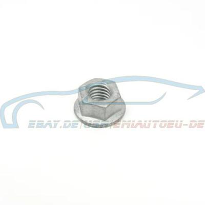6x Genuine BMW 33306760587 - Hex Nut with Flange M10-10 ZNS3 3 Series 5 Series...