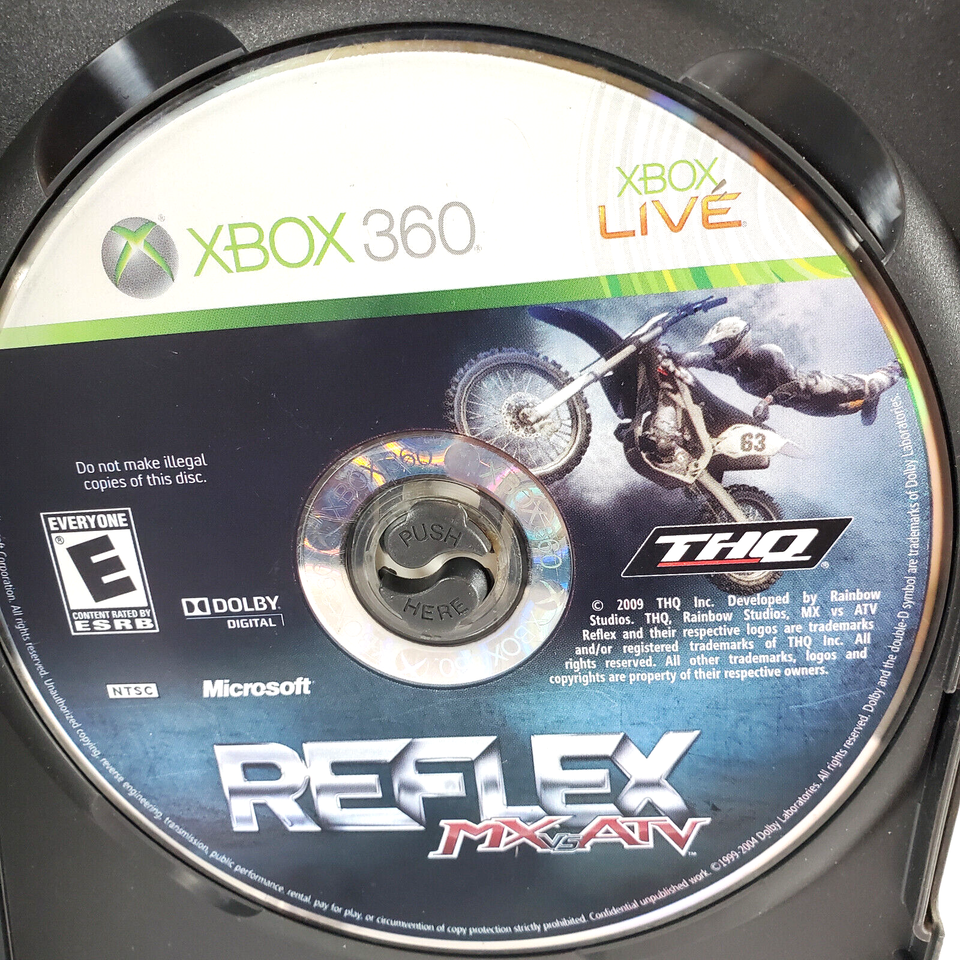 Xbox 360 Bundle (2) Minecraft & MX vs. ATV Preowned with Gamestop