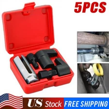 5PCS Oxygen Sensor Socket O2 Wrench Set Vacuum 3/8" Installer Tool US