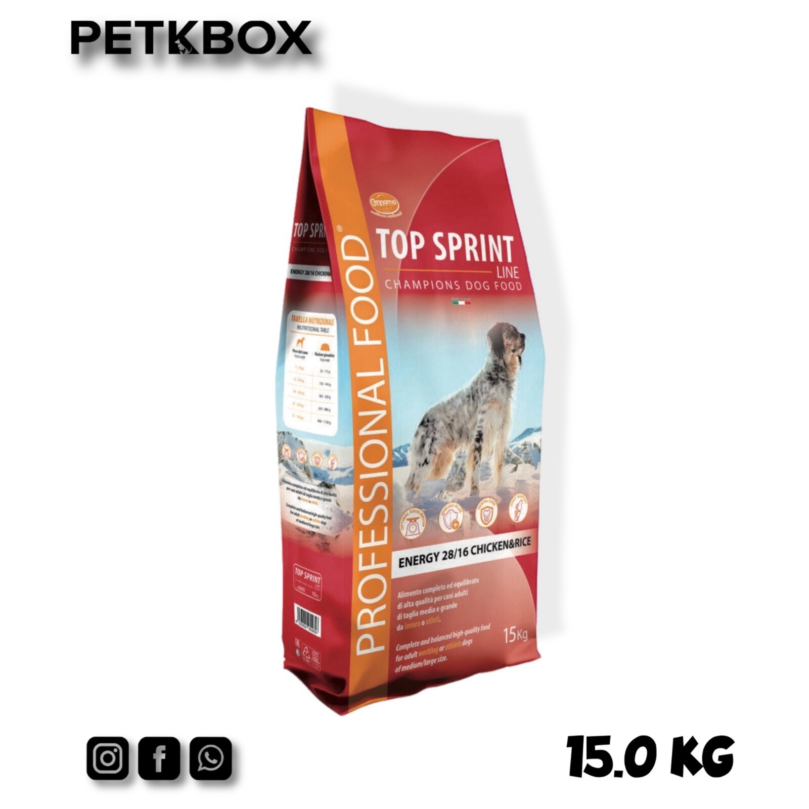 Offerta Cennamo Energy 28/16 Pollo e Riso 15kg | Cibo Cani Sportivi