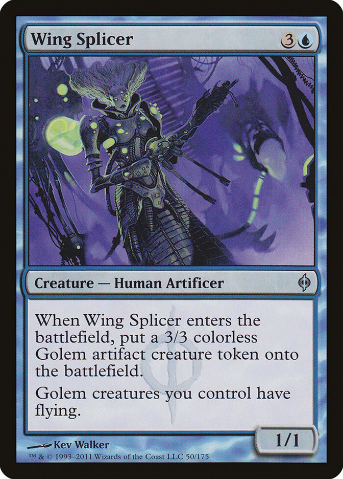 MTG Magic the Gathering Wing Splicer (50/181) New Phyrexia LP