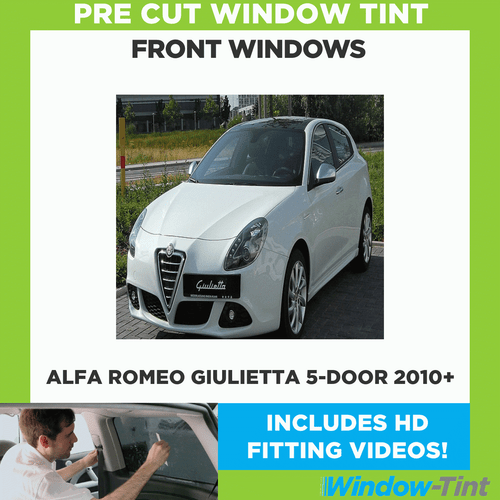 Pre Cut Car Window Tint for Alfa Romeo Giulietta 5-door Hatchback 2010+ Front - Picture 2 of 10