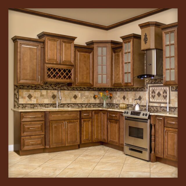 All Solid Maple Wood Kitchen Cabinets 10x10 Rta Jsi Georgetown