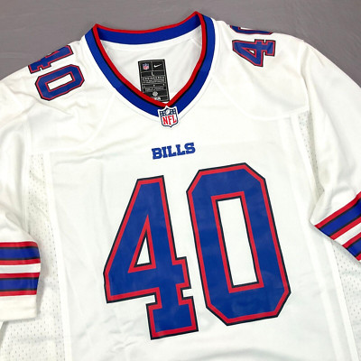 New Nike Von Miller Buffalo Bills White NFL Game Jersey Men's Sz L $130