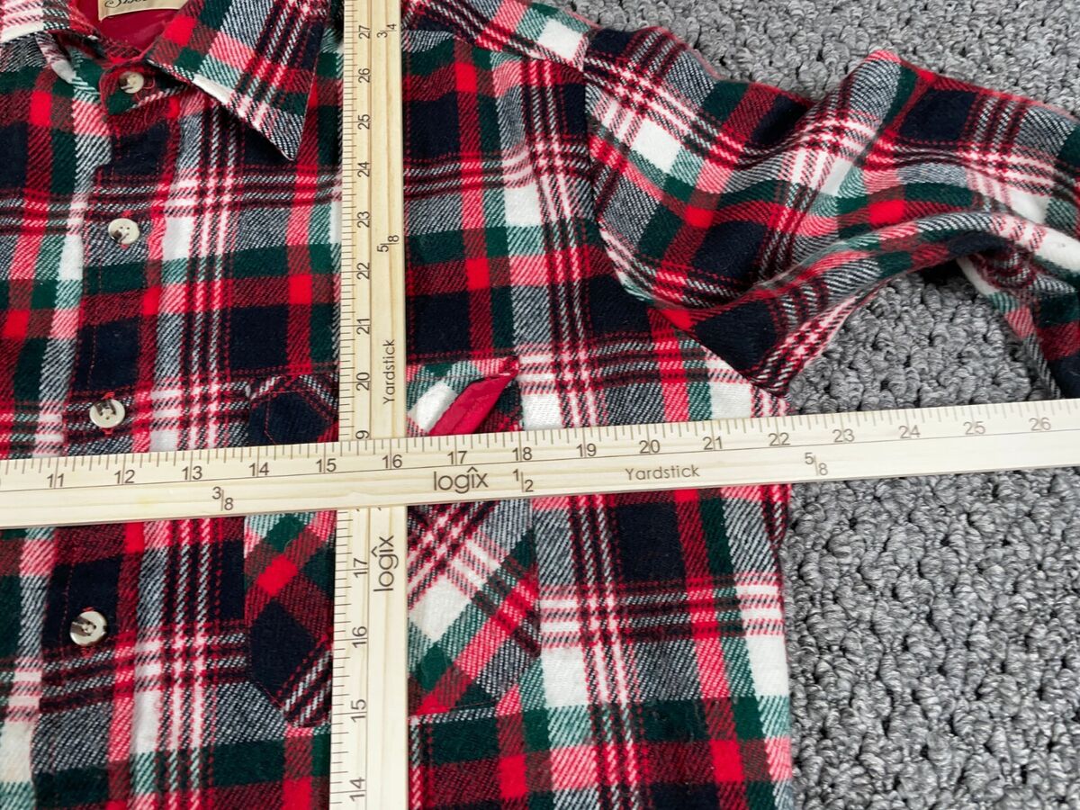 VTG 90s Grunge Style Flannel Shirt Adult Medium Red Black VTG 90s Grunge Style Flannel Shirt Adult Medium Red Black