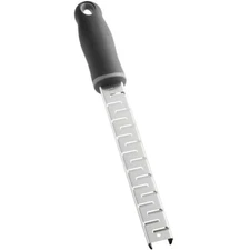 Choice 13" Stainless Steel Handheld Shaver with Non-Slip Black Handle