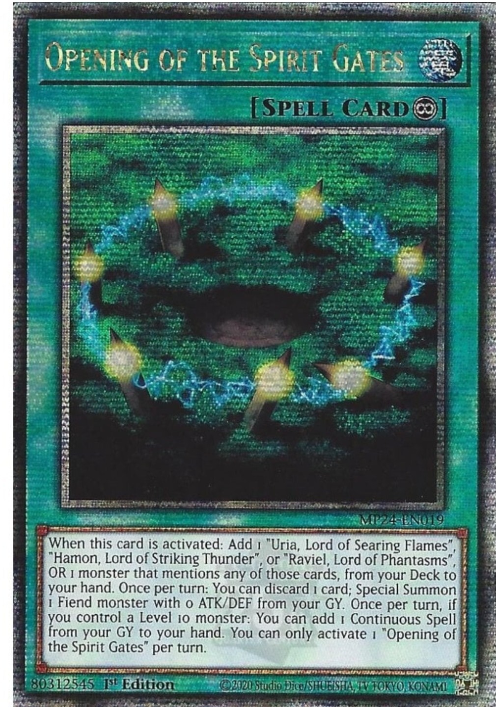 MP24-EN019 Opening of the Spirit Gates - Quarter Century Secret Rare 1st Edition