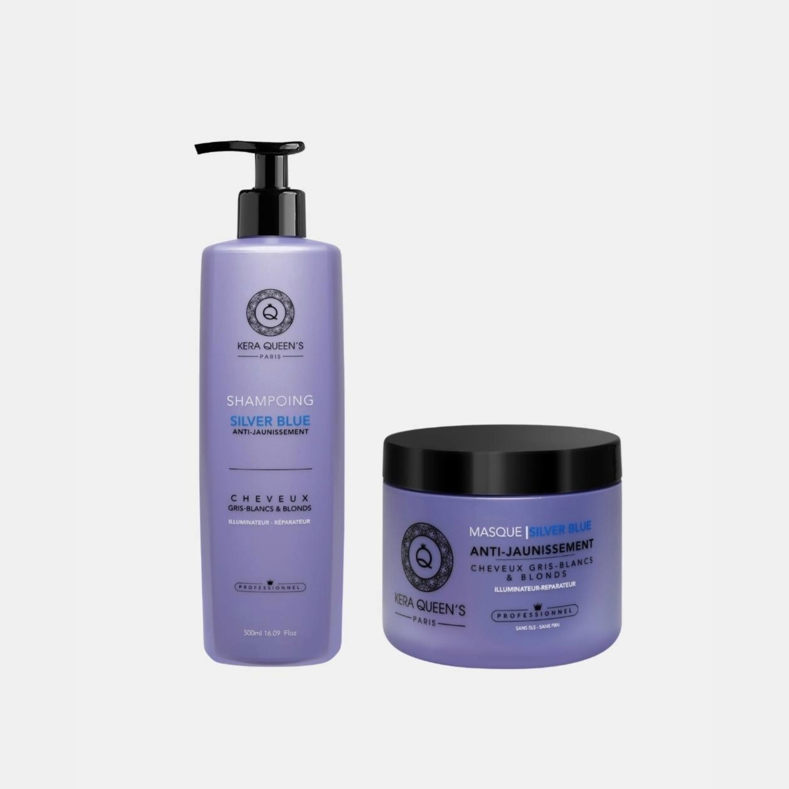 Rituel Silver Kera Queen's, le soin bleu de salon pour l'éclat des cheveux méchés et blonds