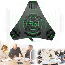 USB Speakerphone Conference Microphone Omnidirectional Computer with Key I4I1