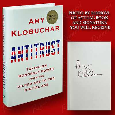 Antitrust SIGNED Amy Klobuchar (2021,HC.1st) BRAND NEW