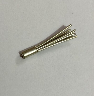 925 Silber Hindu Religiöser Jhadu Besen für Puja Tempel Gottheit Kleidung 3 c...
