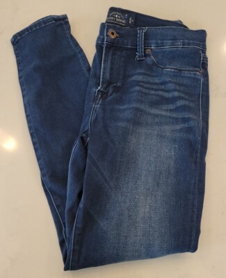 Lucky Brand Brooke Legging Jeans Women Sz 10/30 A Dark/med Wash