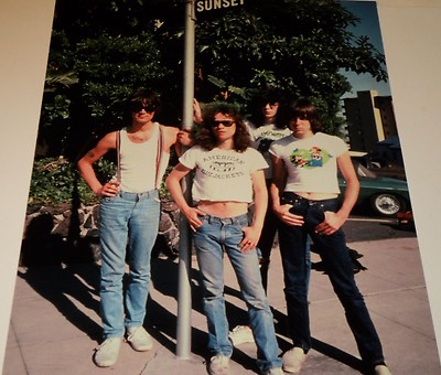 THE RAMONES / PUNK ROCK GROUP/ 11 x 14 COLOR PHOTO | eBay