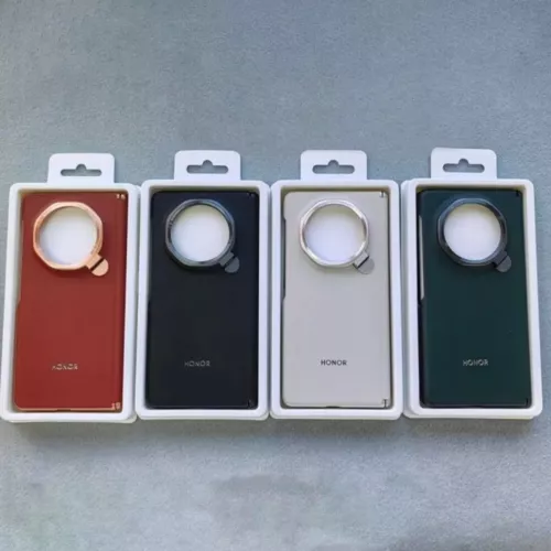 Nuevo Original Lujo Cuero PU Estuche Trasero y Cubierta de Marco Lateral para HONOR Magic V3 - Imagen 8 de 21
