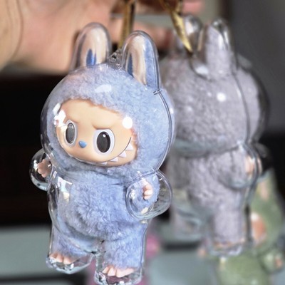 POP MART Labubu The Monsters Stand Party Protective cover Acrylic Transparent