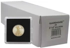 2x2 Snaplocks For 1/4 Oz Gold Eagle 22mm Box of 25 Coin Holders Guardhouse Tetra