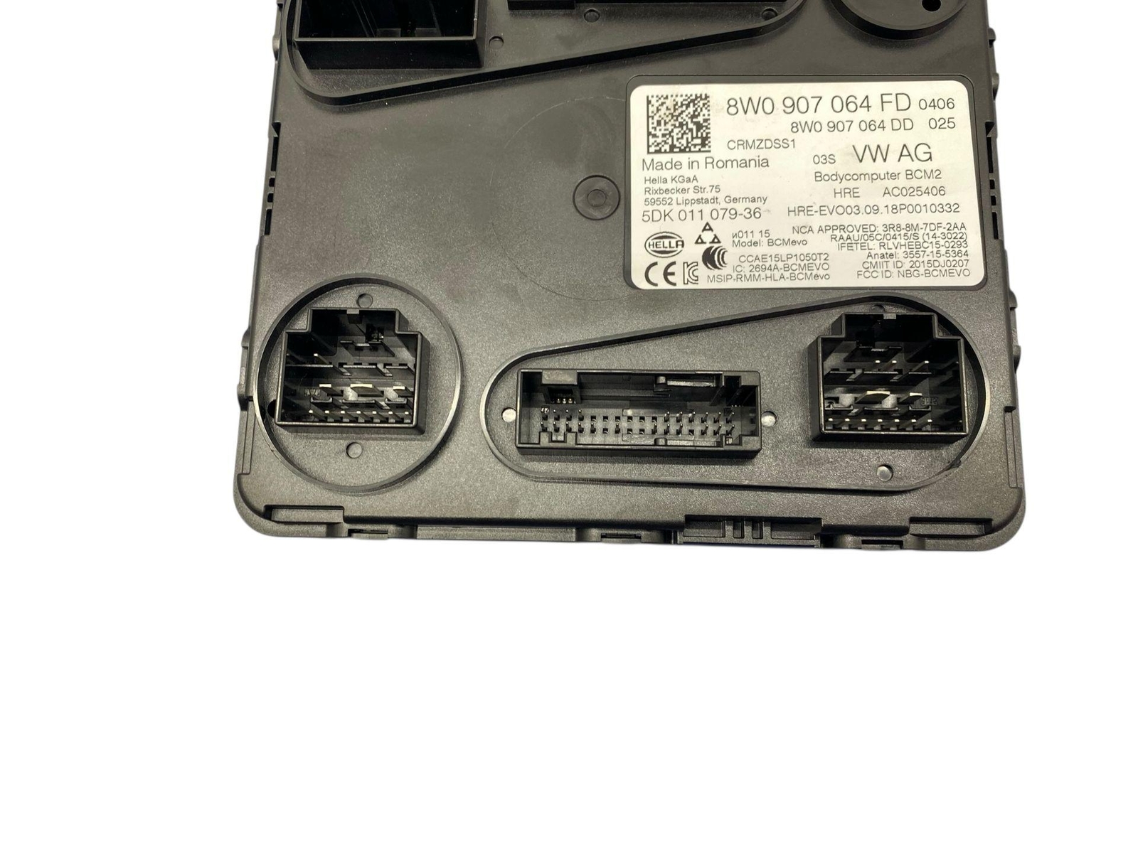 2016-2020 BENTLEY BENTAYGA OEM COMFORT CONTROL MODULE UNIT 8W0907064FD