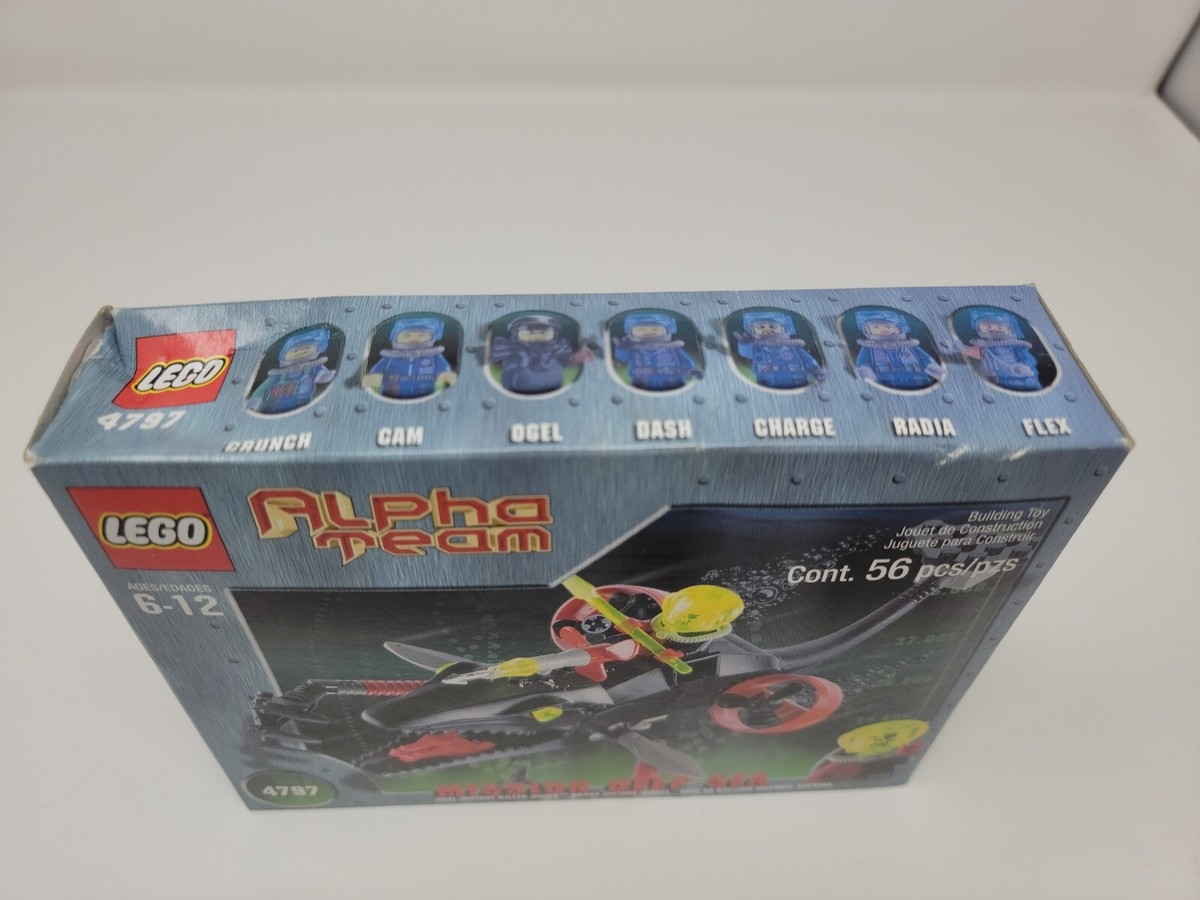 New Factory Sealed LEGO Alpha Team: Ogel Mutant Killer Whale (4797