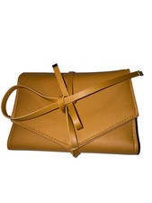Glass Ladder and Co. Katherine Tech Organizer Camel Tan Vegan Leather NEW