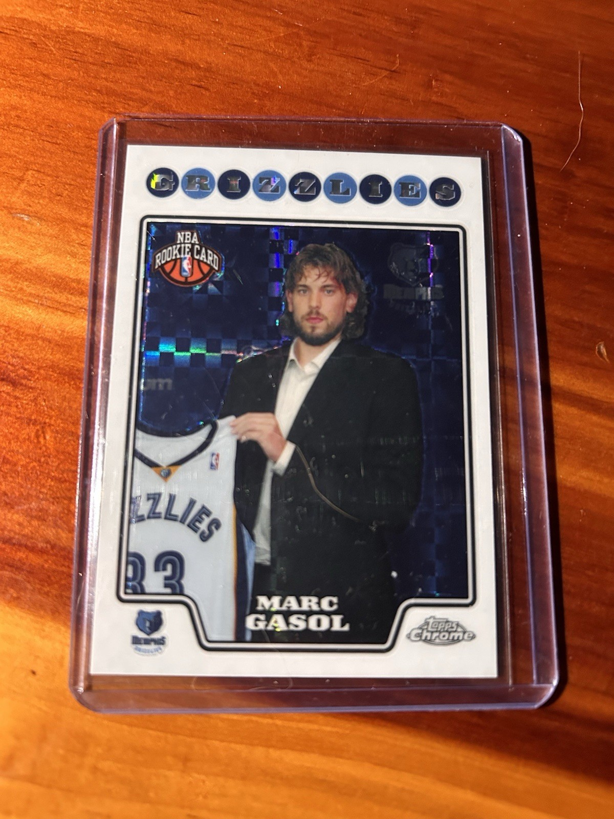 2008-09 Topps Chrome Marc Gasol #212 X-Fractor Rookie /288 Memphis Grizzlies