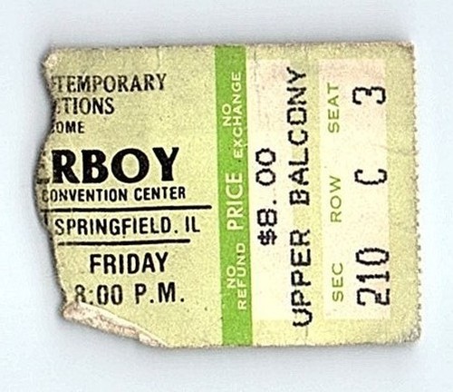 Loverboy Concert Ticket Stub Février 19 1982 Springfield Illinois - Photo 1 sur 7
