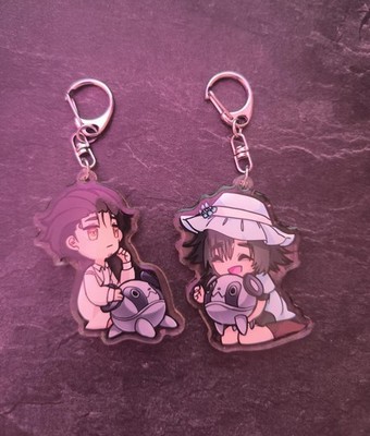 Steins;Gate Okabe and Mayuri Epoxy Keychain