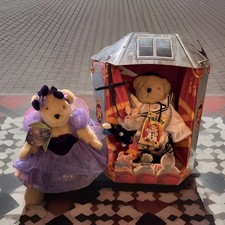 Rare Vintage Vanderbear Lot Featuring Pierrot Original Box And Muffy Plum Fairy