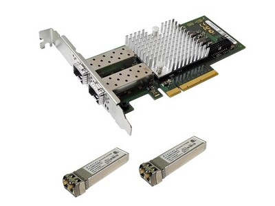 Fujitsu Network Card D2755-A11 2x SFP+ 10Gb PCIe FP 2x GBIC 10Gb S6 S7 S8