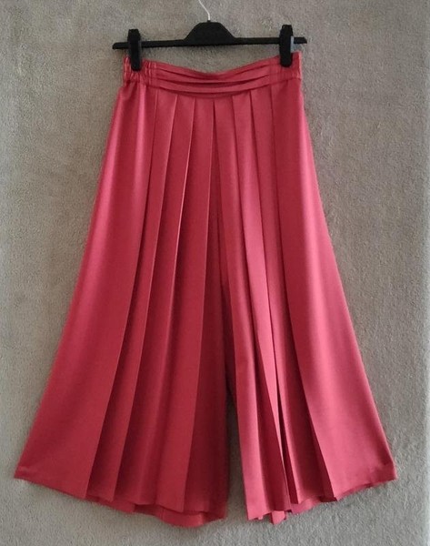 Women Jacques Vert Trousers Red Polyester 38