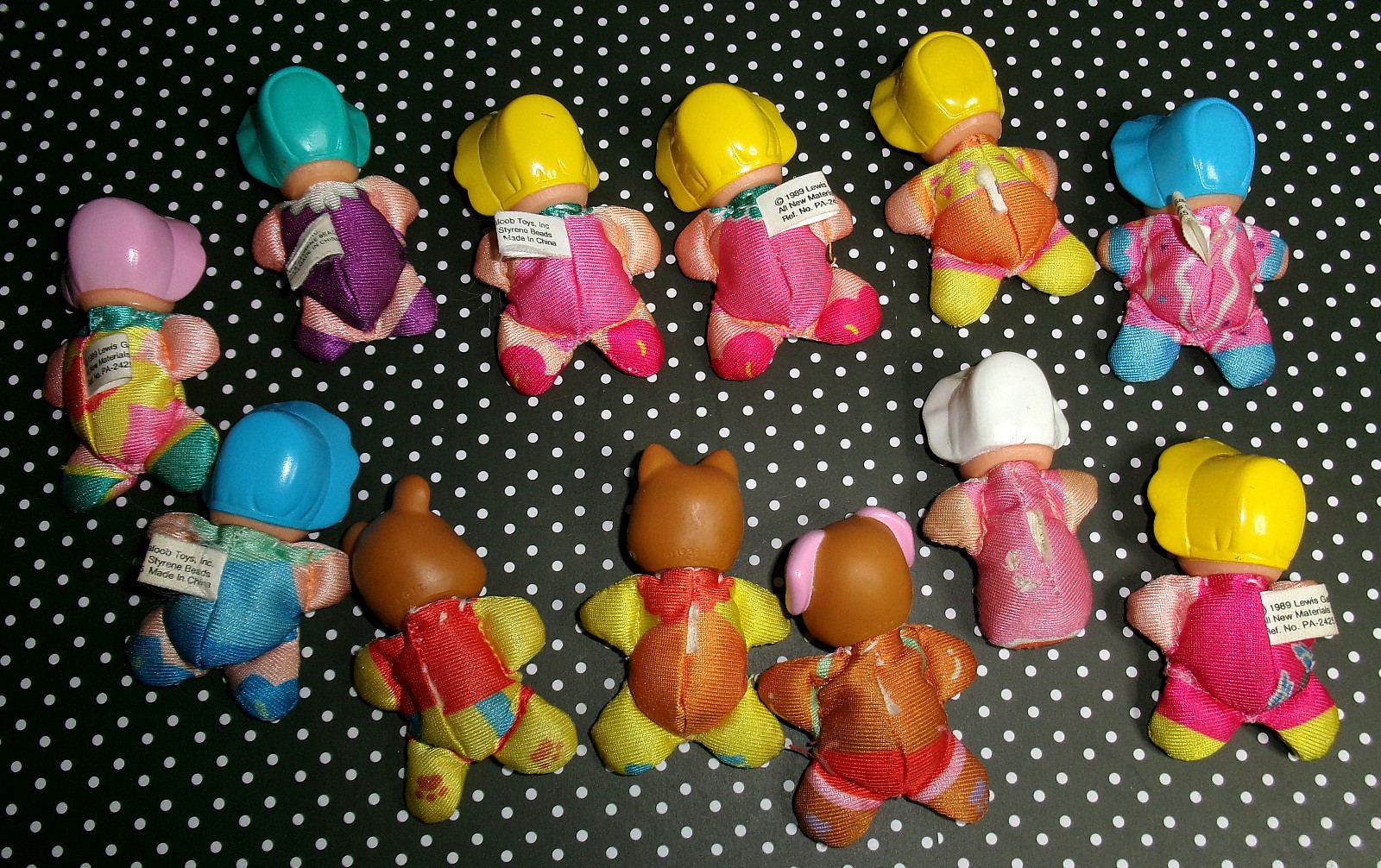 Huge Lot (25) 1989 Lewis Galoob So Small Babies Dolls (12) and Accessories (13)