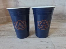Par de tazas reutilizables estilo 'Solo Cup' THE CUP Auburn Tigers sin BPA NCAA