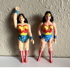 DC Super Powers Wonder Woman Vintage Figure Lot of two 4 inch 1984