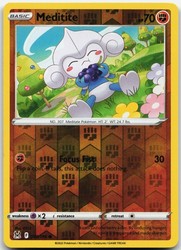 Meditite 099/196 Reverse Holo Lost Origin
