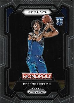 Dereck Lively II 2023-24 Prizm NBA Monopoly - #24 - Dallas Mavericks